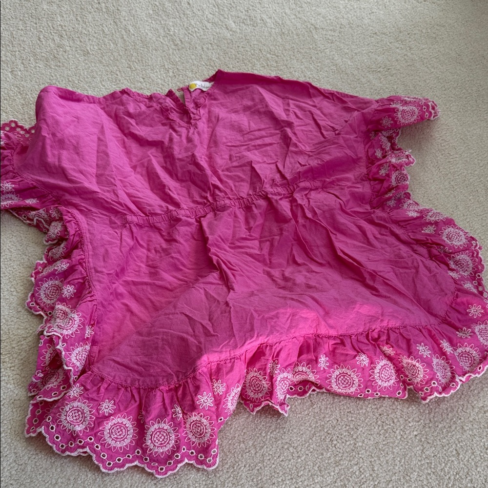 Mini Boden Bright Pink Top